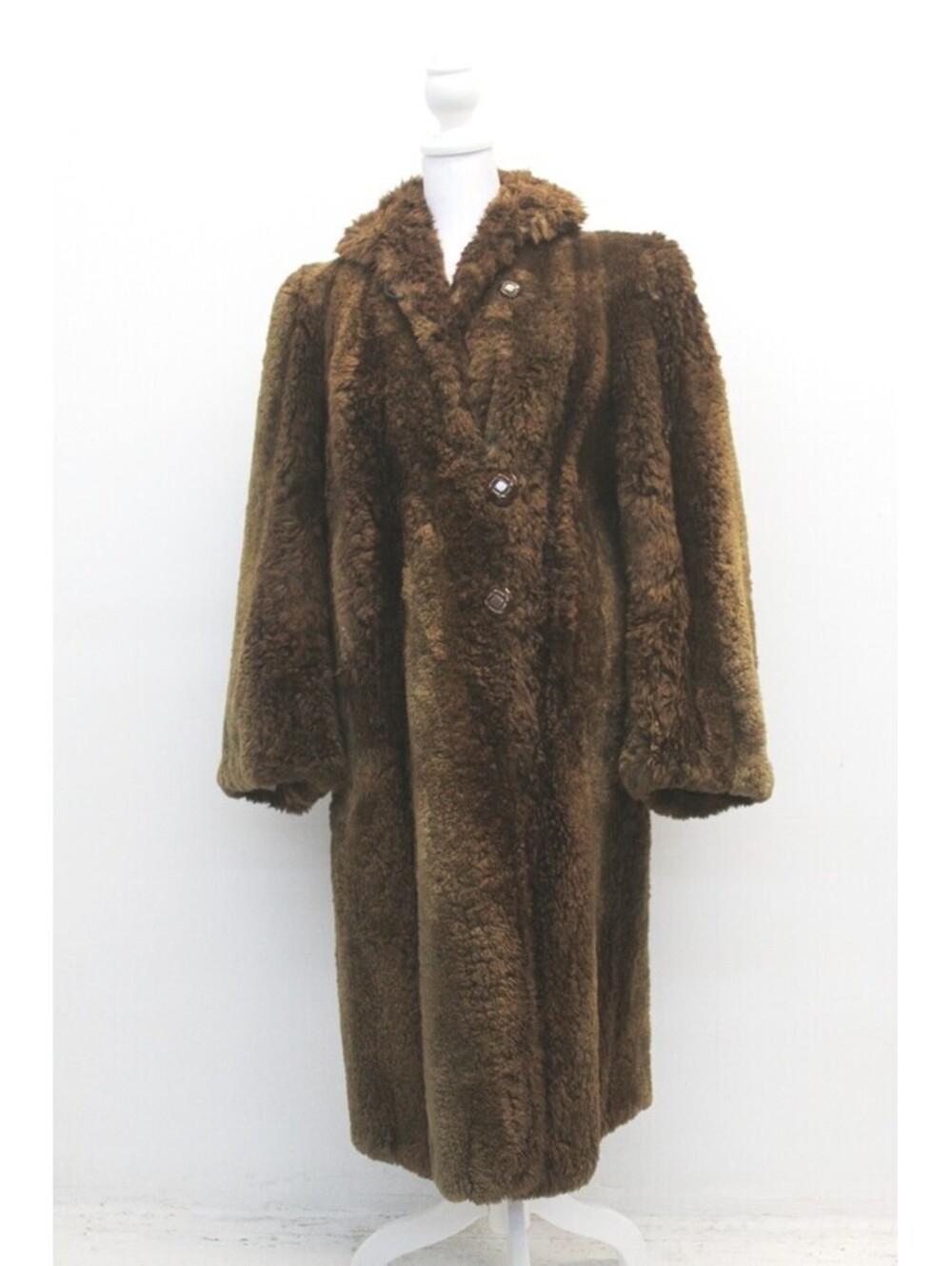 SCRAP ITEM: SHEARED BEAVER FUR COAT JACKET WOMEN WOMAN SIZE N/A